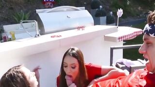 Red, White, and Creamy A Sizzling 4th of July Anal Showdown