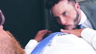 Sucker Punch Kike Gil Takes a Shot at Leo Rossos Massive Cock