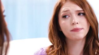 SULTRY STORMS Redhead Sensation Myra Moans Teases Buxom Beauty Chloe Amour into a Sizzling Sapphic Seduction Thatll Leave You Begging!