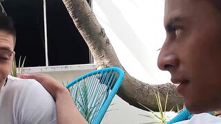 JamesVip & AxlYariel-Brazilian Pornstar Fucks Big Dicked Stud in Ass (Spanish). English Subtitles.. .