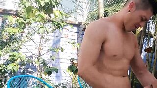 JamesVip & AxlYariel-Brazilian Pornstar Fucks Big Dicked Stud in Ass (Spanish). English Subtitles.. .