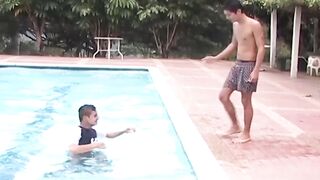 Splashing Desire Alfonso and Ferdynans Poolside Orgy