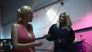 Big Titted blonde warms up with some cunt licking then gets boned