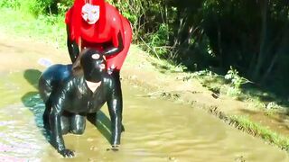 rubber latex bondage movie