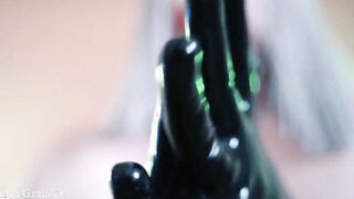 pvc gloves sex tape