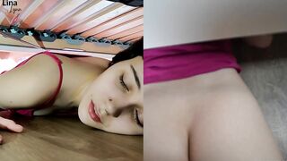 LinaLynn Get stuck while cleaning and then get fuck!