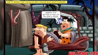 Swapping wives at the dinner - The Flintstoons Tittle 01