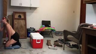 Ex-Wife removes stranger's condom at gloryhole – private