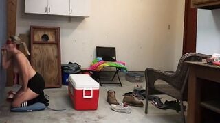 Ex-Wife removes stranger's condom at gloryhole – private