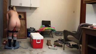 Ex-Wife removes stranger's condom at gloryhole – private