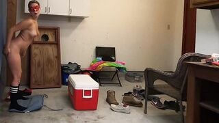Ex-Wife removes stranger's condom at gloryhole – private