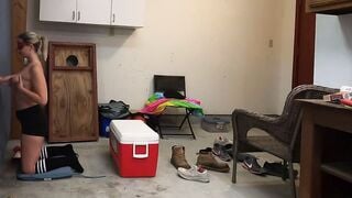 Ex-Wife removes stranger's condom at gloryhole – private
