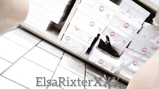 I'm into a shoe store with no underwear. ElsaRixterXXX