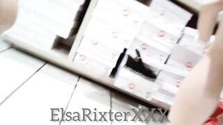 I'm into a shoe store with no underwear. ElsaRixterXXX