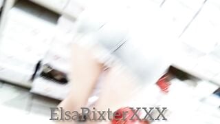 I'm into a shoe store with no underwear. ElsaRixterXXX