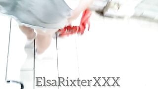 I'm into a shoe store with no underwear. ElsaRixterXXX