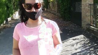Compilation of risky tit flashing into outdoor !!!!