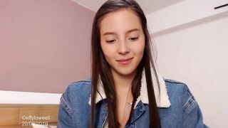 Sweet petite cunt with mouth seduces you while she dresses