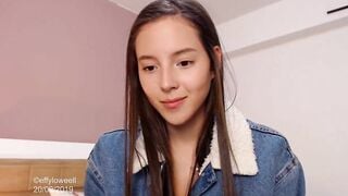 Sweet petite cunt with mouth seduces you while she dresses