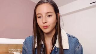 Sweet petite cunt with mouth seduces you while she dresses
