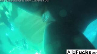 Underwater concealed camera lesbo fun with Alix & Jenna