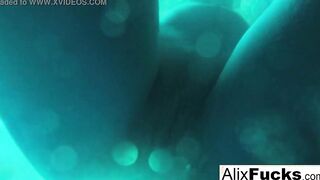Underwater concealed camera lesbo fun with Alix & Jenna
