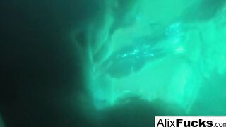 Underwater concealed camera lesbo fun with Alix & Jenna