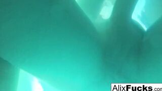 Underwater concealed camera lesbo fun with Alix & Jenna