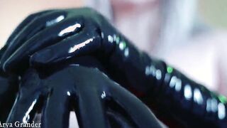 Hottie rubber pvc gloves