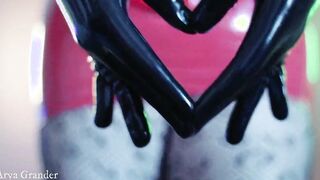 Hottie rubber pvc gloves