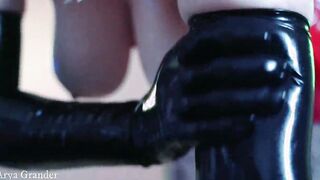 Hottie rubber pvc gloves