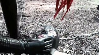 pvc pvc bondage film with bondage lovers