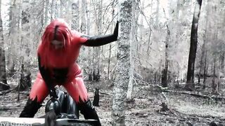 pvc pvc bondage film with bondage lovers