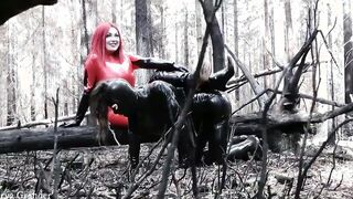 pvc pvc bondage film with bondage lovers