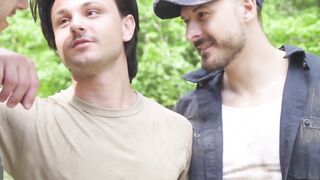 Wildwood Orgy Threealphas Unleash Lust in the Forest