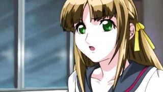 Forbidden Hentai Frenzy Innocent Lesbian Teens Hide Out to Savor Deep Throats