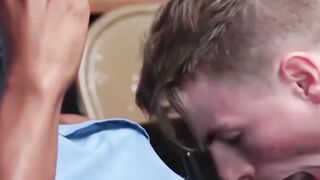 rear Admiral Punishes rookie with a raw Boot Camp Fucking