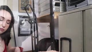 Desk Secretary Nailed by Bosss Big Cock