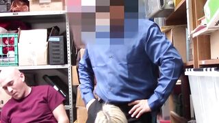 Security Breach Blonde Bombshell Madison Hart Fucked by Authority