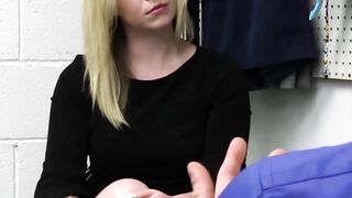 The Unsatisfying Look of an Angry Shoplifter (Krissi Knight). A shoplifting thief is caught by police..