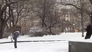 "Snow-kissed Passionate Encounter - A Winter's Blizzard of Love"