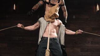 "Christian Wildes Dominates Bondage Submissive With Rope And Electric Shock"