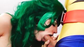 "Superheroine Chanel Prestion Riding The Beast - Adult Parody"