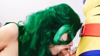 "Superheroine Chanel Prestion Riding The Beast - Adult Parody"