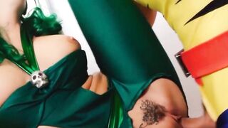 "Superheroine Chanel Prestion Riding The Beast - Adult Parody"