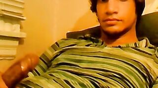 18yo homo Tristan Hollister tugs big dick before cumshot