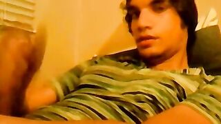 18yo homo Tristan Hollister tugs big dick before cumshot
