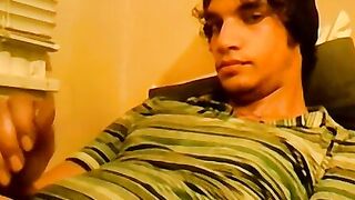 18yo homo Tristan Hollister tugs big dick before cumshot