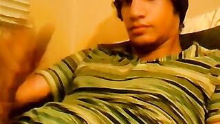 18yo homo Tristan Hollister tugs big dick before cumshot