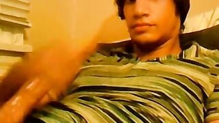 18yo homo Tristan Hollister tugs big dick before cumshot